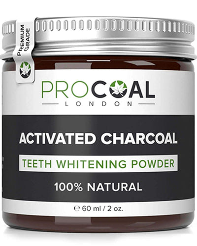procoal activated charcoal teeth whitening powder
