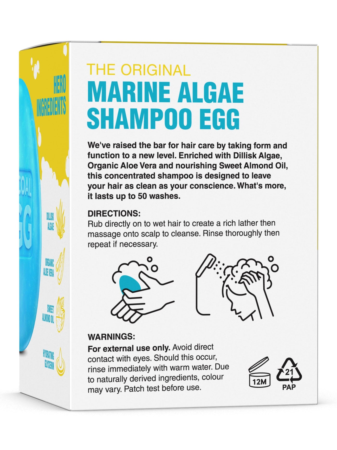 Marine Algae Shampoo Egg
